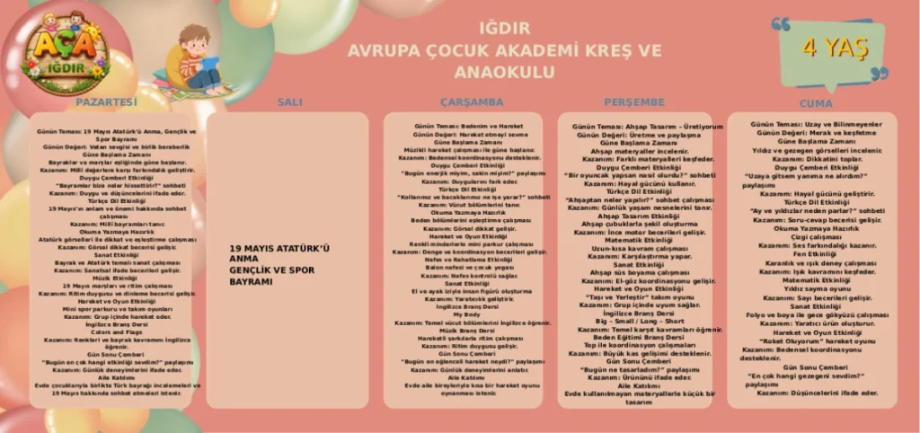 Iğdır Kreş, Iğdır Anaokulu