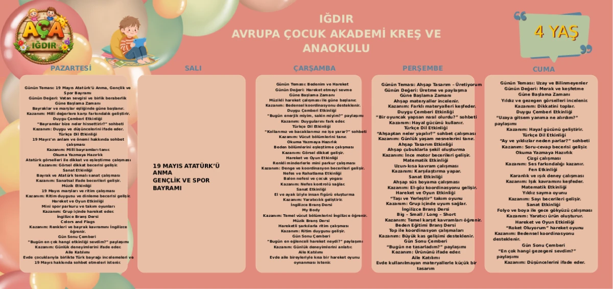 Iğdır Kreş, Iğdır Anaokulu