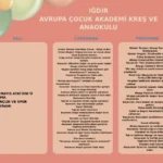Iğdır Kreş, Iğdır Anaokulu